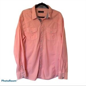 BUCKLE BLACK Shirt Standard Fit Peach Size XL